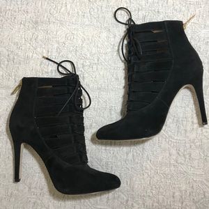 BCBGeneration Black Suede Booties